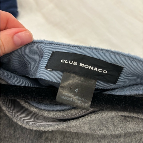 Club Monaco Centie Wool Mini Skirt Blue Size 4 - Picture 5 of 5